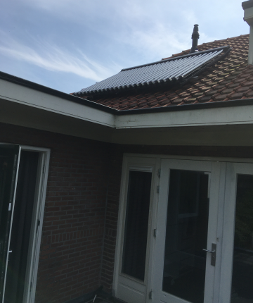 Heet water systeem bij woning in Veenendaal