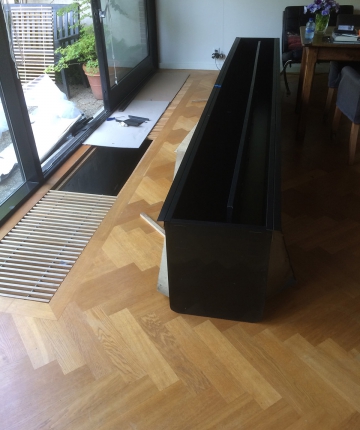 Convector put renovatie in woning Culemborg