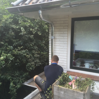 Dakgoot renovatie woning driebergen