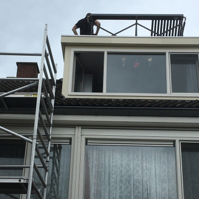 Woning Maurik voorzien van heetwatersysteem met cv ondersteuning