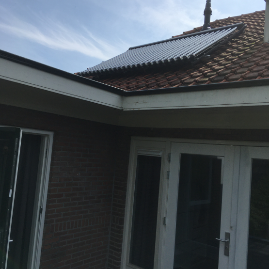 Heet water systeem bij woning in Veenendaal