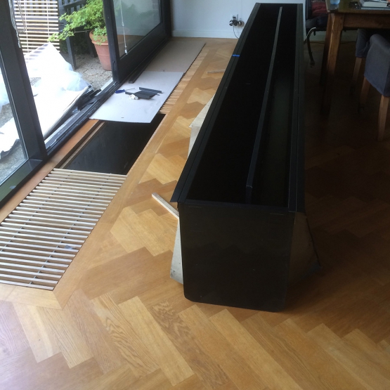 Convector put renovatie in woning Culemborg